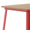 Flash Furniture 31.5 SQ Bar Top Table Brown Poly Top/Red Frame JJ-T14619H-80-BRRD-GG - alternate 10